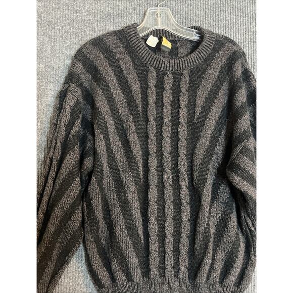 Vintage L. Virany Mens Pullover Sweater Size Large Made In Italy Retro Grandpa - Picture 3 of 10